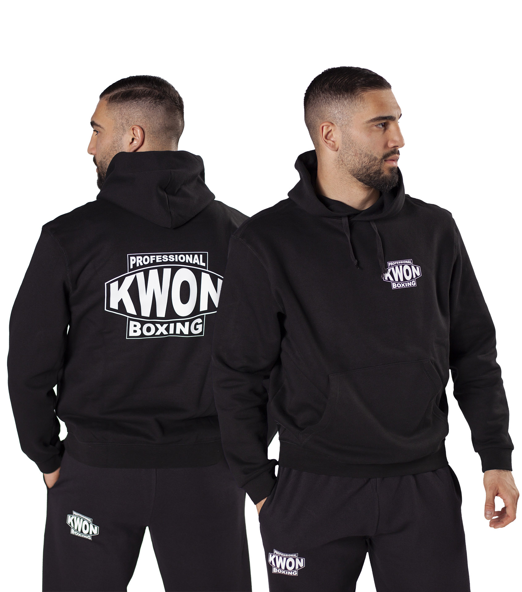 Felpa con cappuccio nera