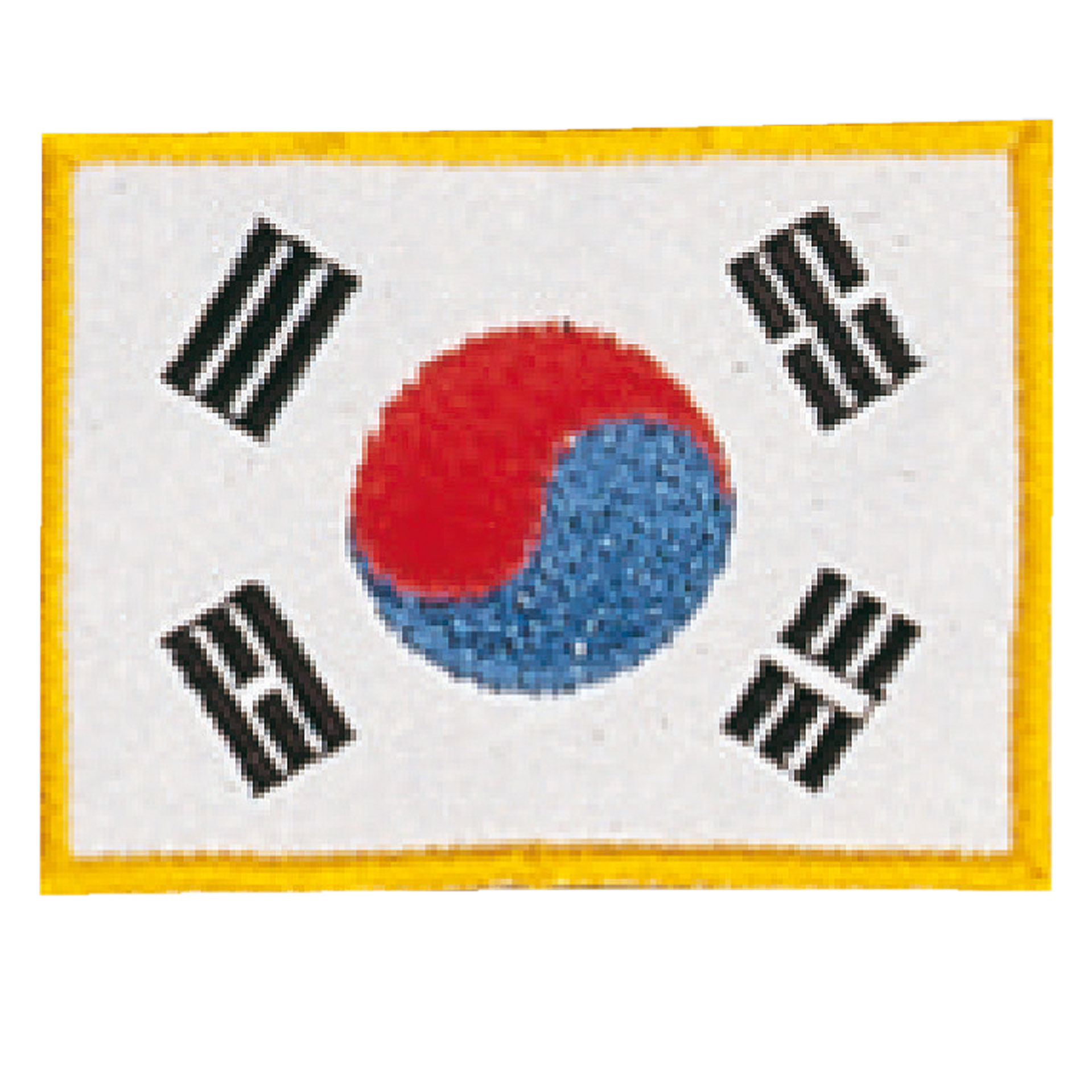 Distintivo Bandiera Coreana