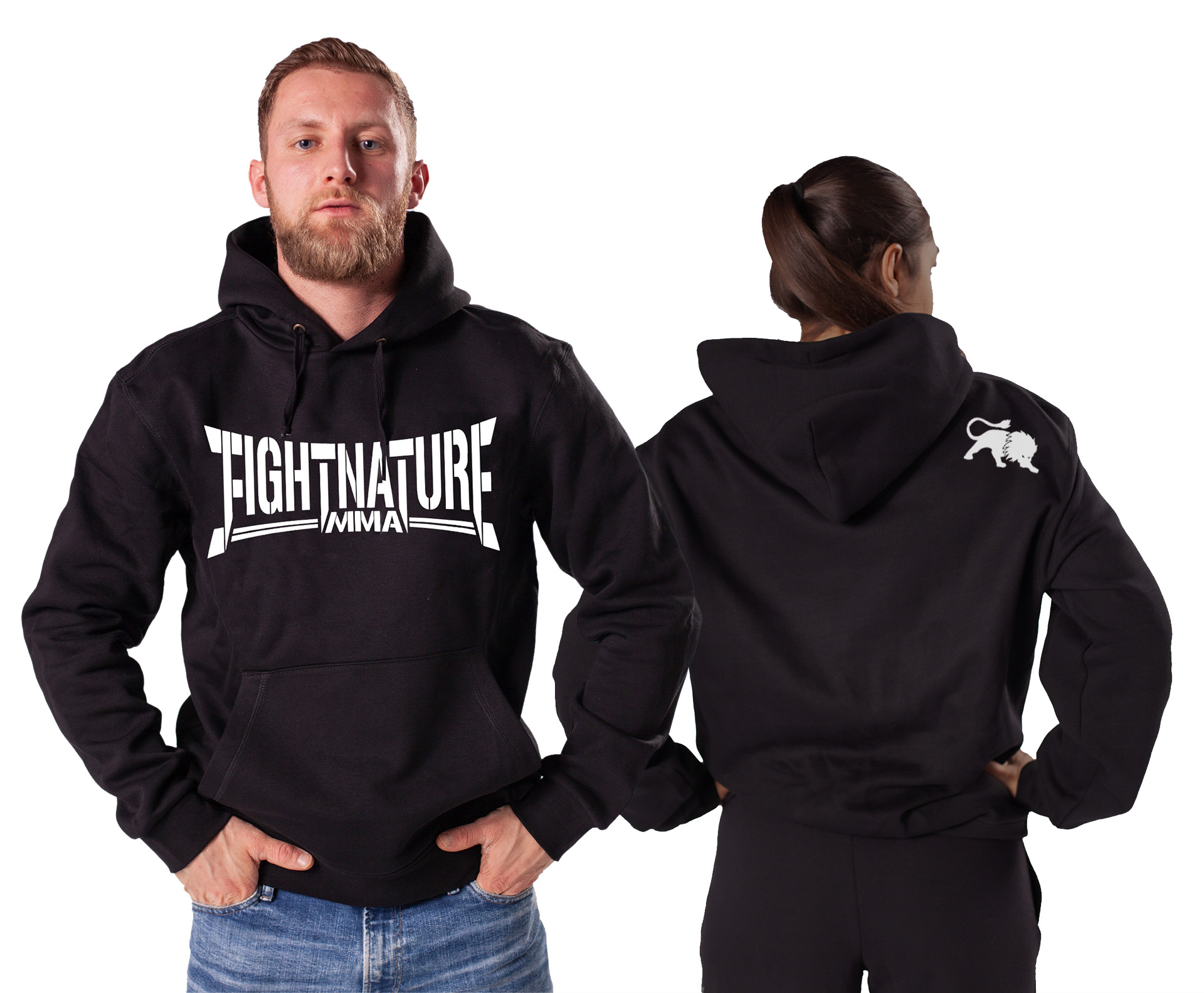 FIGHTNATURE Felpa con cappuccio