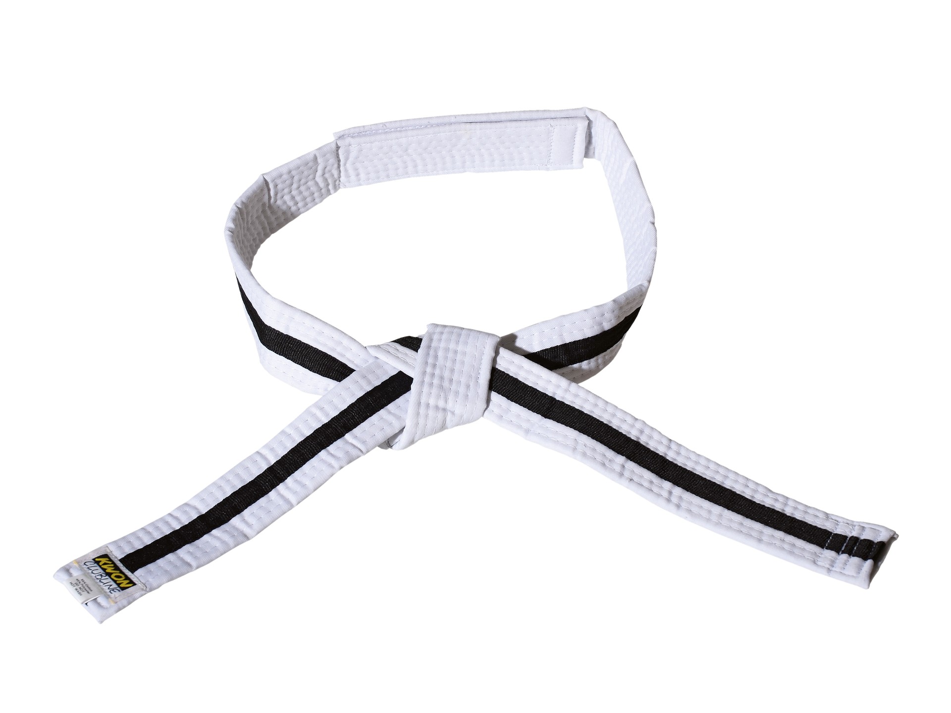 Cintura arti marziali con velcro per bambini, multicolore