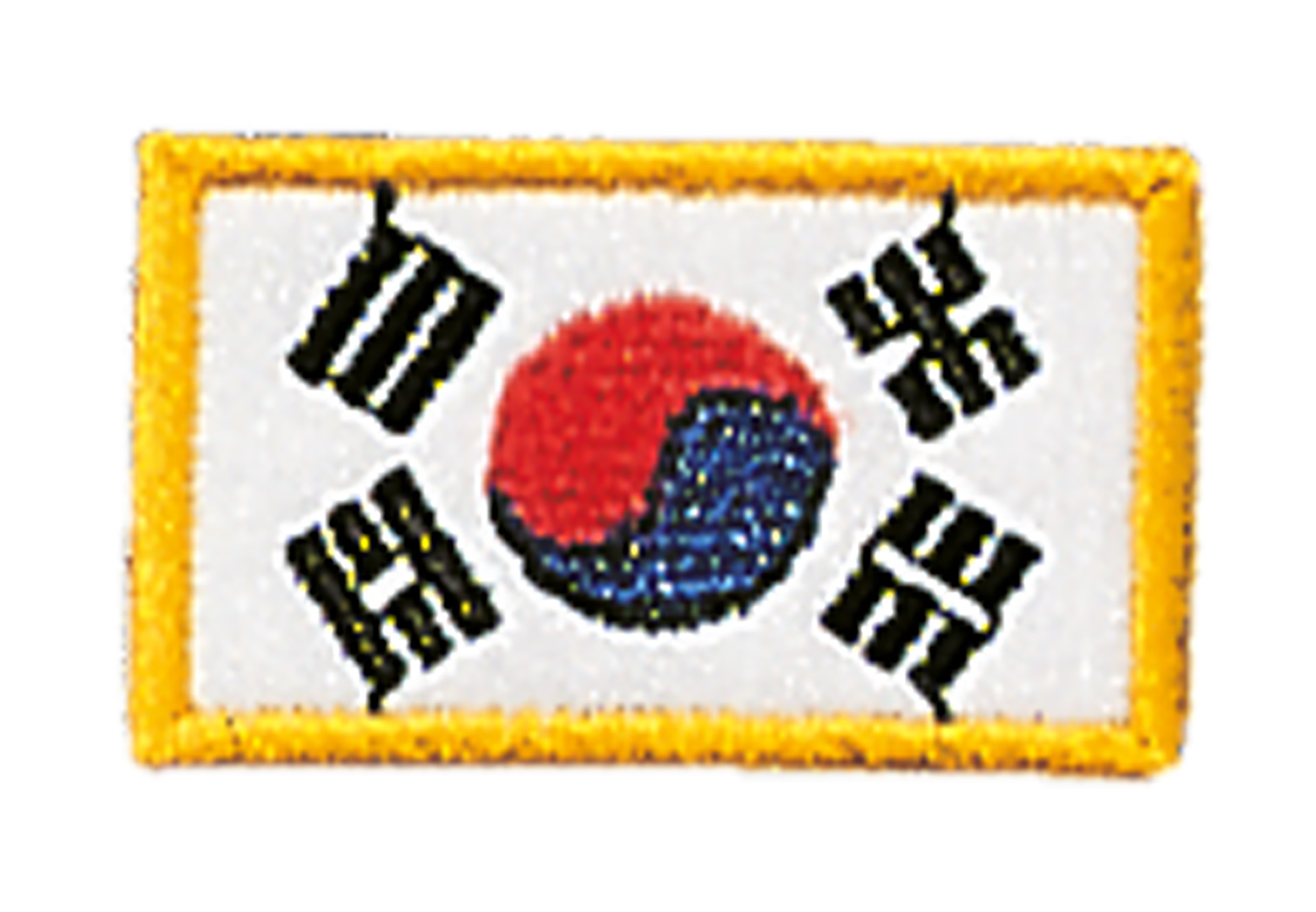 Distintivo da ricamo bandiera del paese Corea