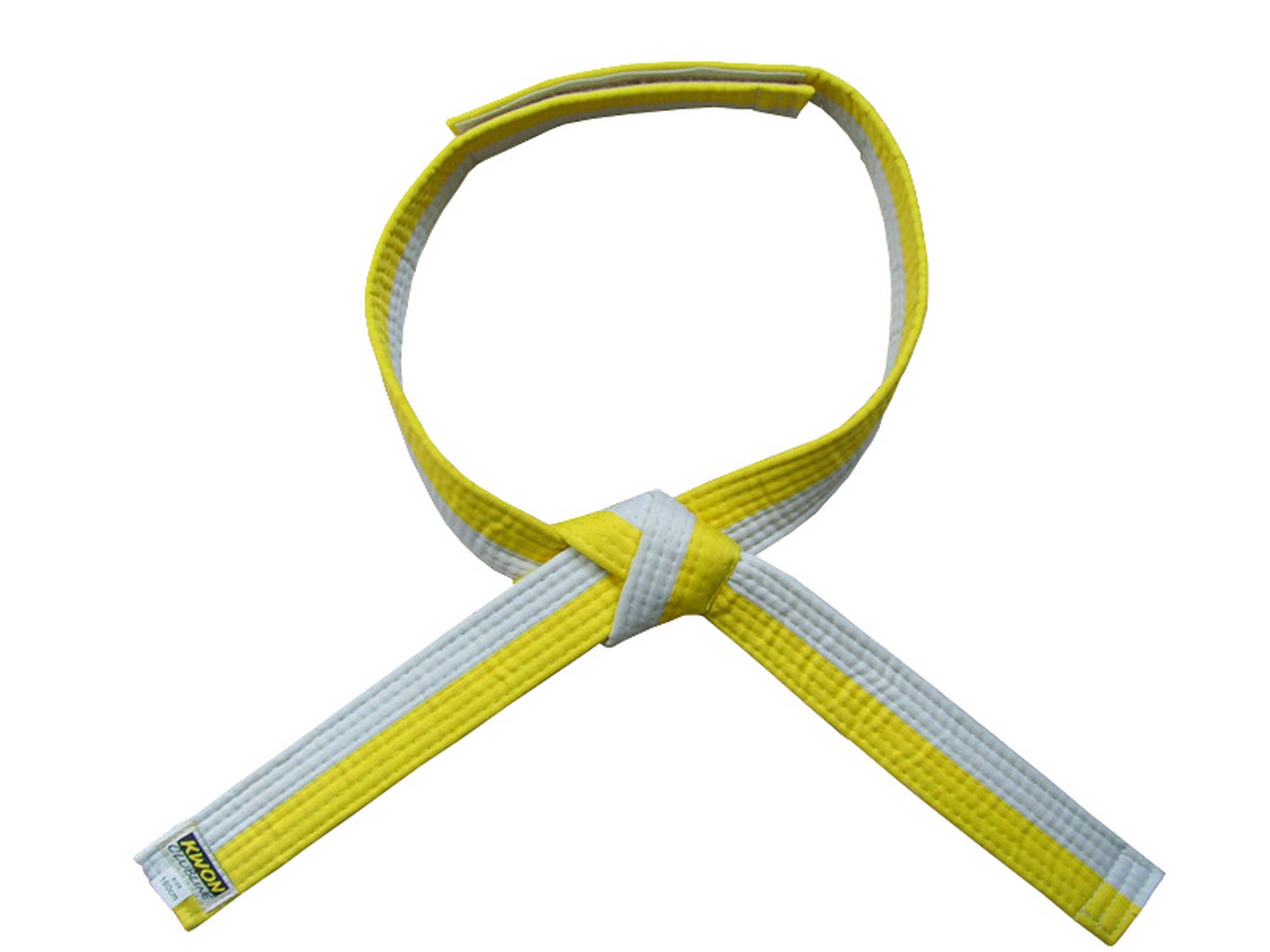 Cintura arti marziali con velcro per bambini, multicolore