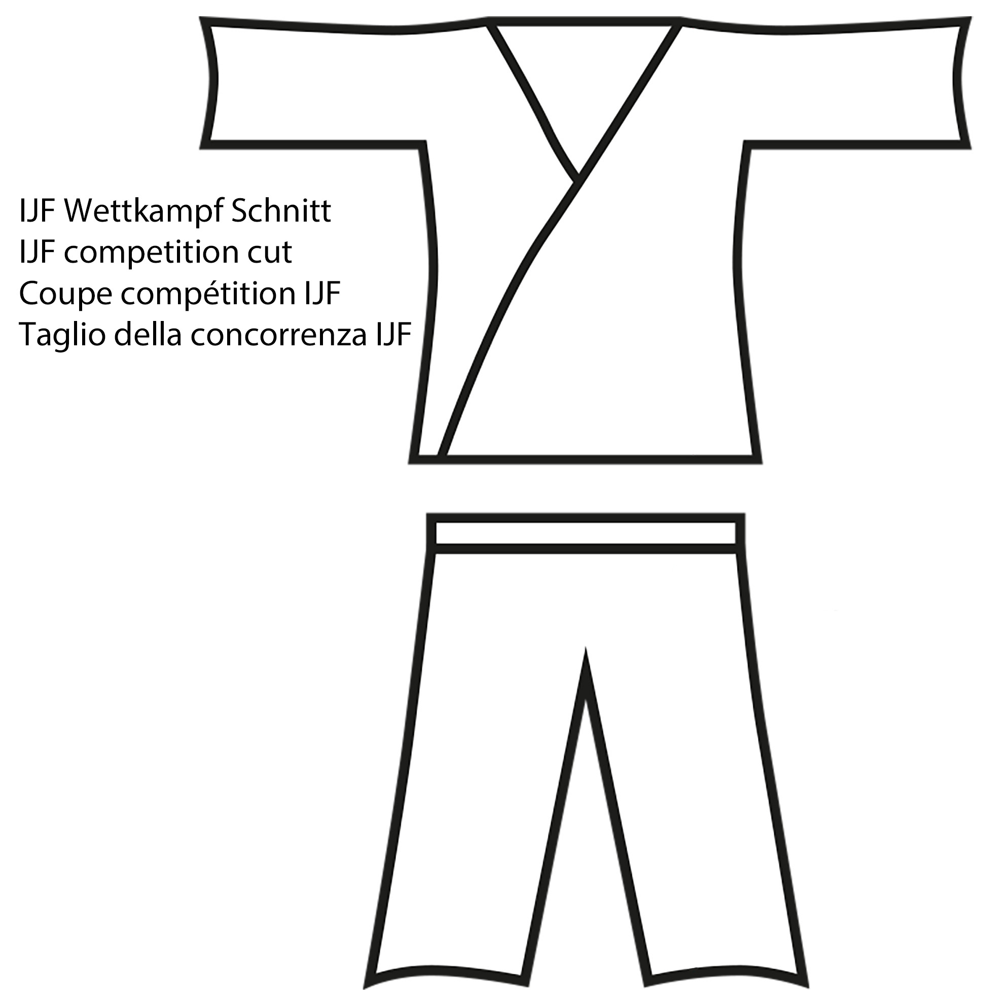 DANRHO Judogi Ultimate 750 blu - IJF riconosciuto