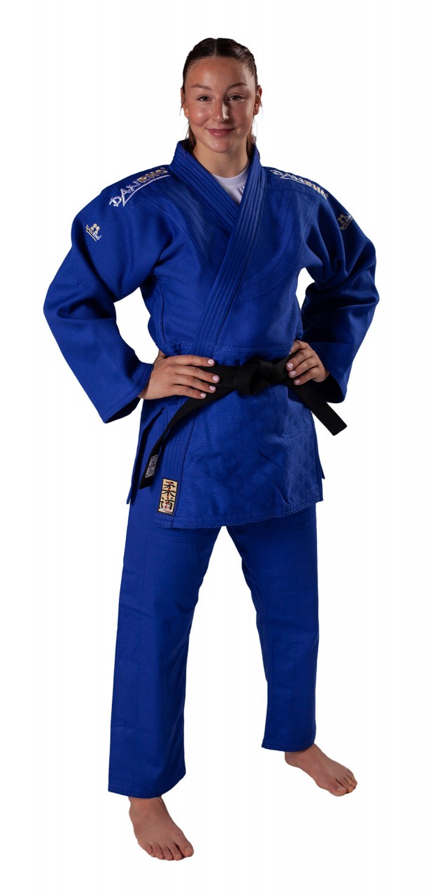 DANRHO Uniforme Judo KANO Blu